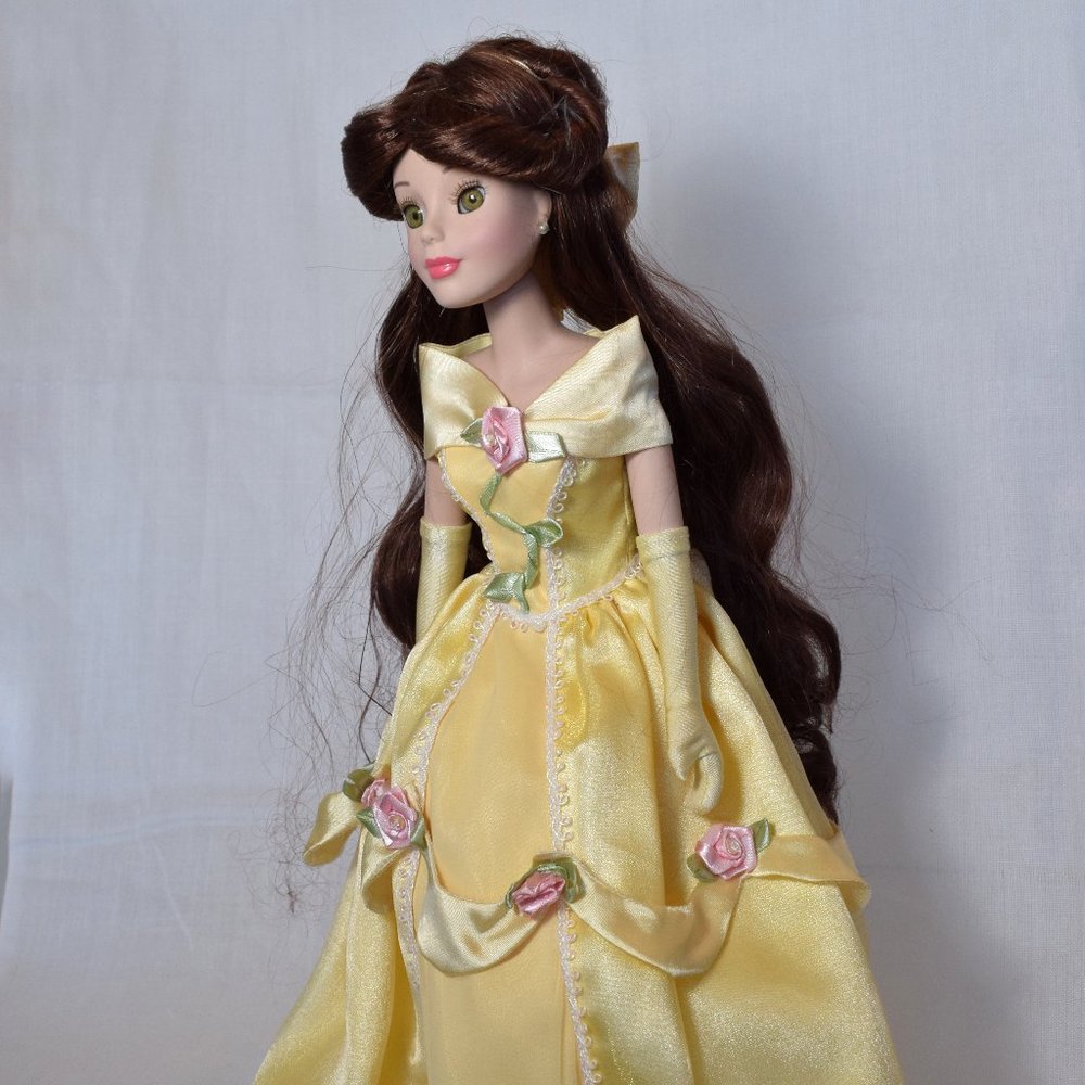 Doll Belle, Disney, 16", with balancing stand, New without tags